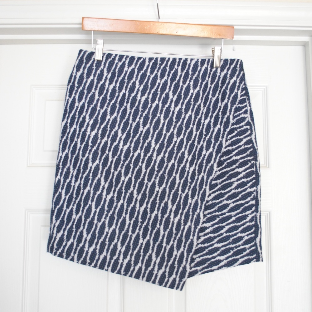 EUC LOFT Ikat pencil skirt